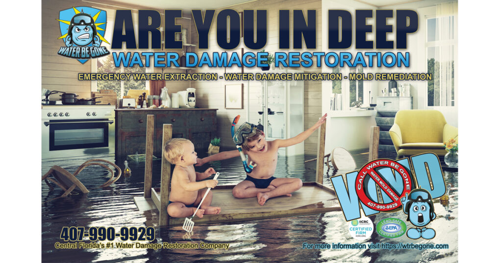 Water Be Gone 24 Hour Emergency Water Damage Restoration Service